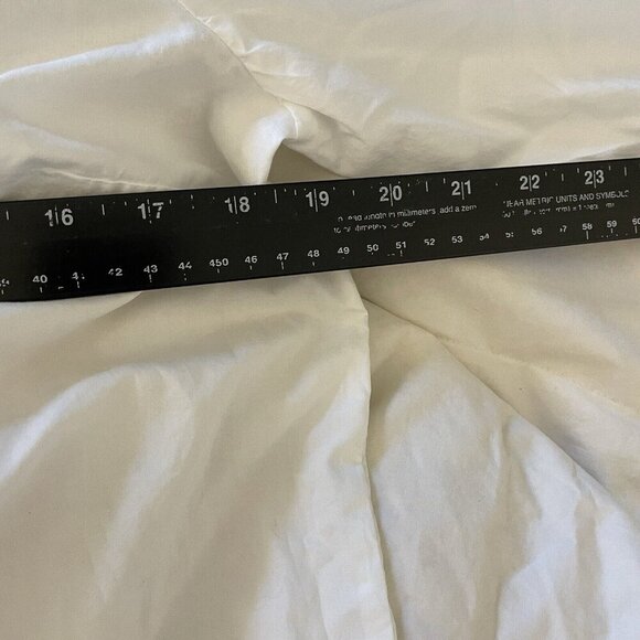 J.CREW Womens NWT Bell Flare Sleeve Blouse Sz M White Ribbon Modest Dressy Boho - Picture 9 of 11